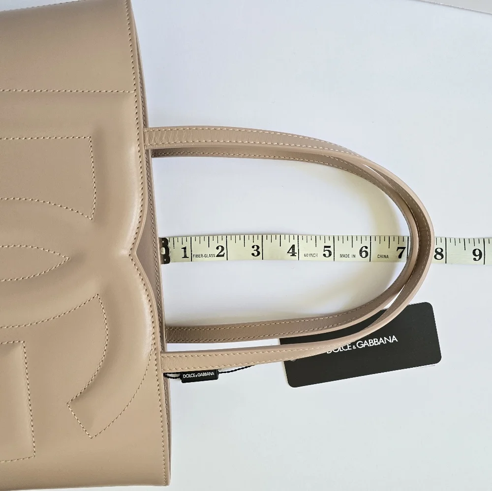 Dolce & Gabbana  Medium DG Leather Shopper Tote Bag Powder Pink - Picture 12 of 12